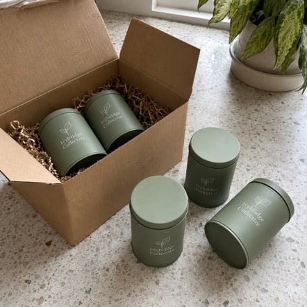 Custom tea tins for small business