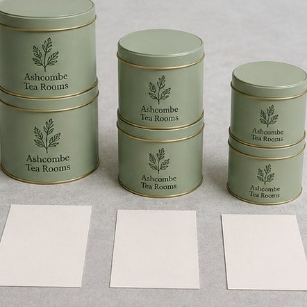Customized tea tins for gifting and hampers