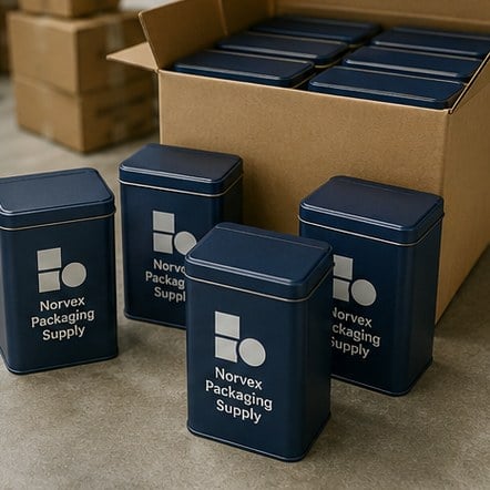 Customized tea tins for markets and events