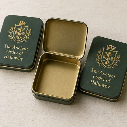 Hinged & Pocket Tins with custom branding