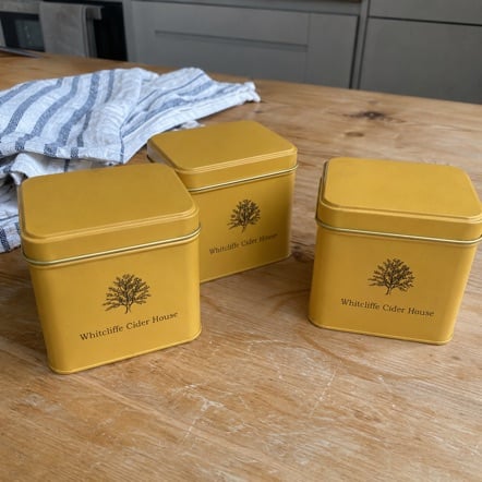 Promotional custom tea tins with company logo