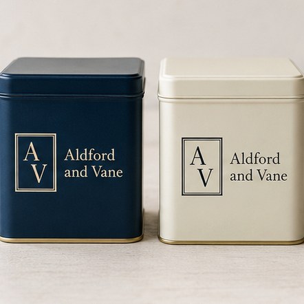 Slip-Lid Caddy Tins with custom branding